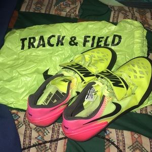 Nike track and field throwing shoes